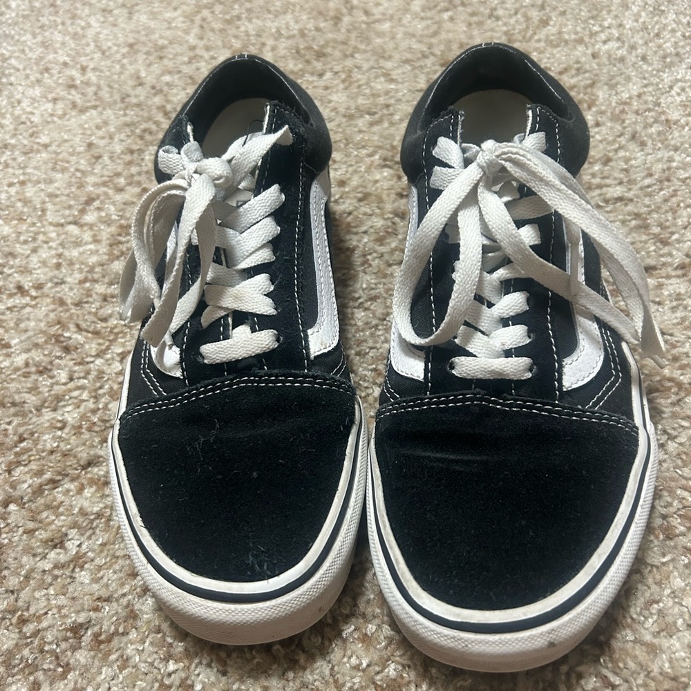 Van Black and White Sneakers